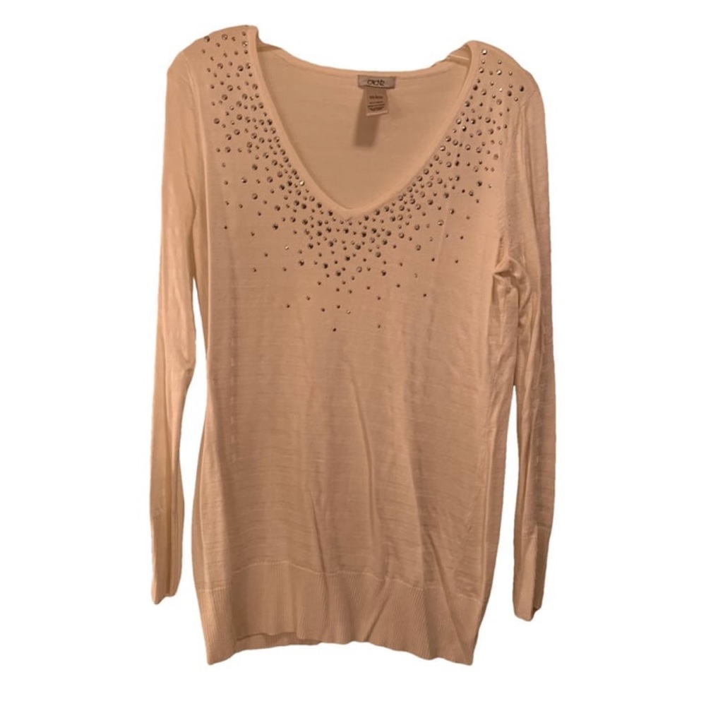 NWOT Cache embellished sweater